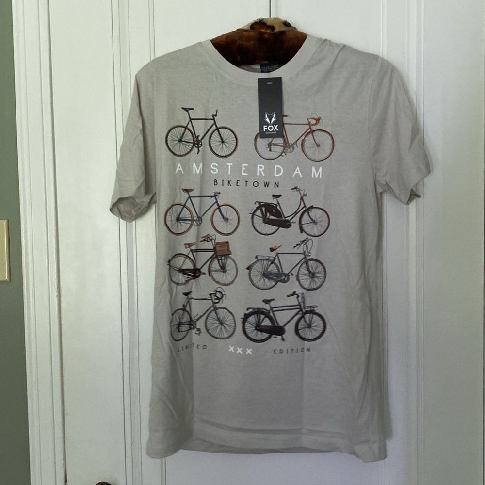 MEN’s Amsterdam Bicycle T-Shirt (Size M) BRAND NEW WITH TAGS